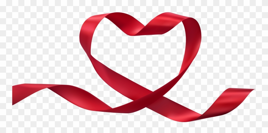 Transparent Png Clip Art - Png Лента Сердцем