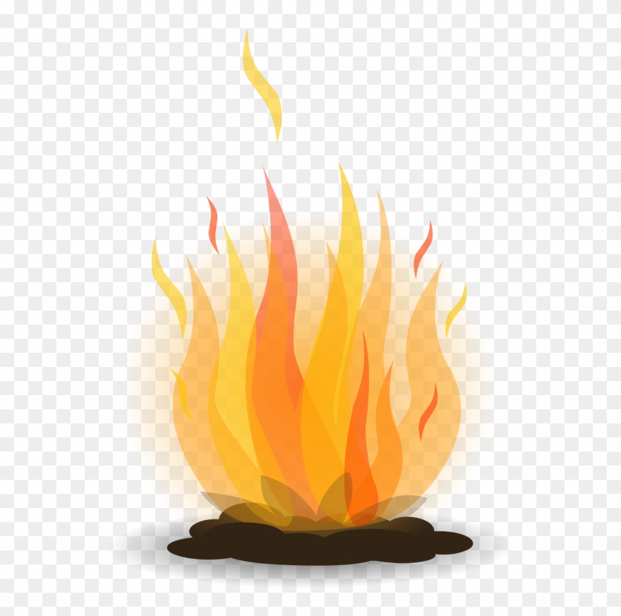 Banner Library Download Bonfire Clipart - Fire Clipart Bonfire Transparent - Png Download