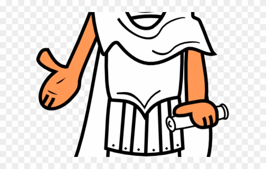 Scroll Clipart Roman - Caida Del Imperio Romano De Occidente Dibujo - Png Download