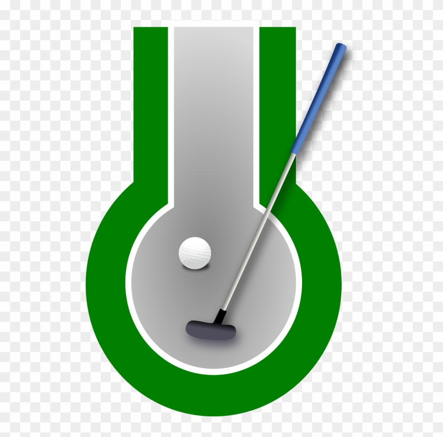 Mini Golf Clip Art - Minigolf Symbol - Png Download
