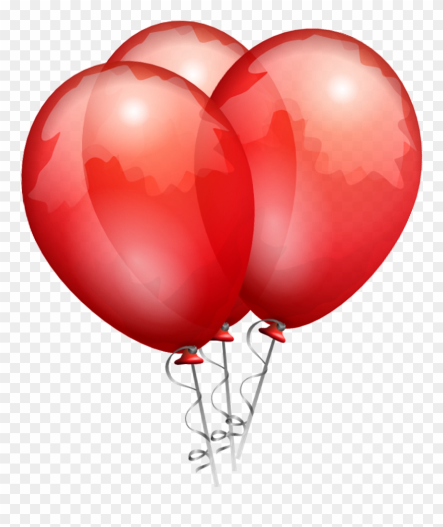 Clip Arts Related To - Transparent Background Red Balloons Png