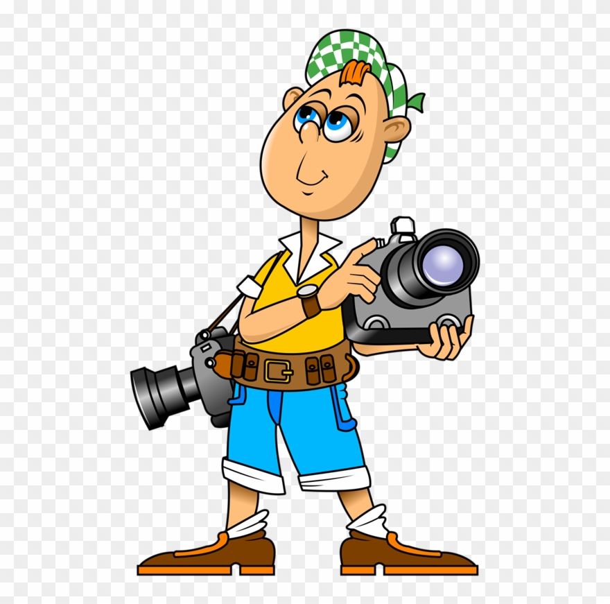 Clip Art For People With Cameras - Png Download