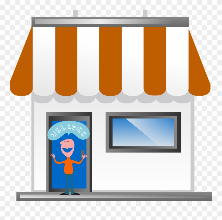 Cartoon Shop Front Clipart
