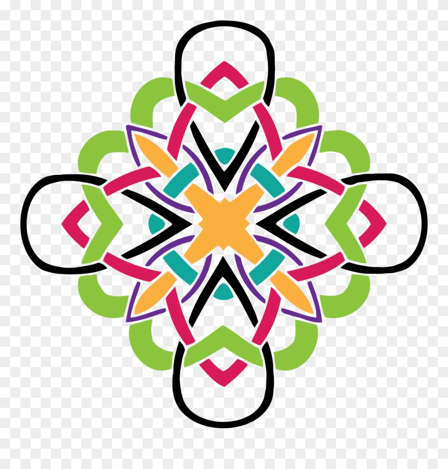 Abstract Flower Clip Art Free Clipart Images - Clip Art - Png Download