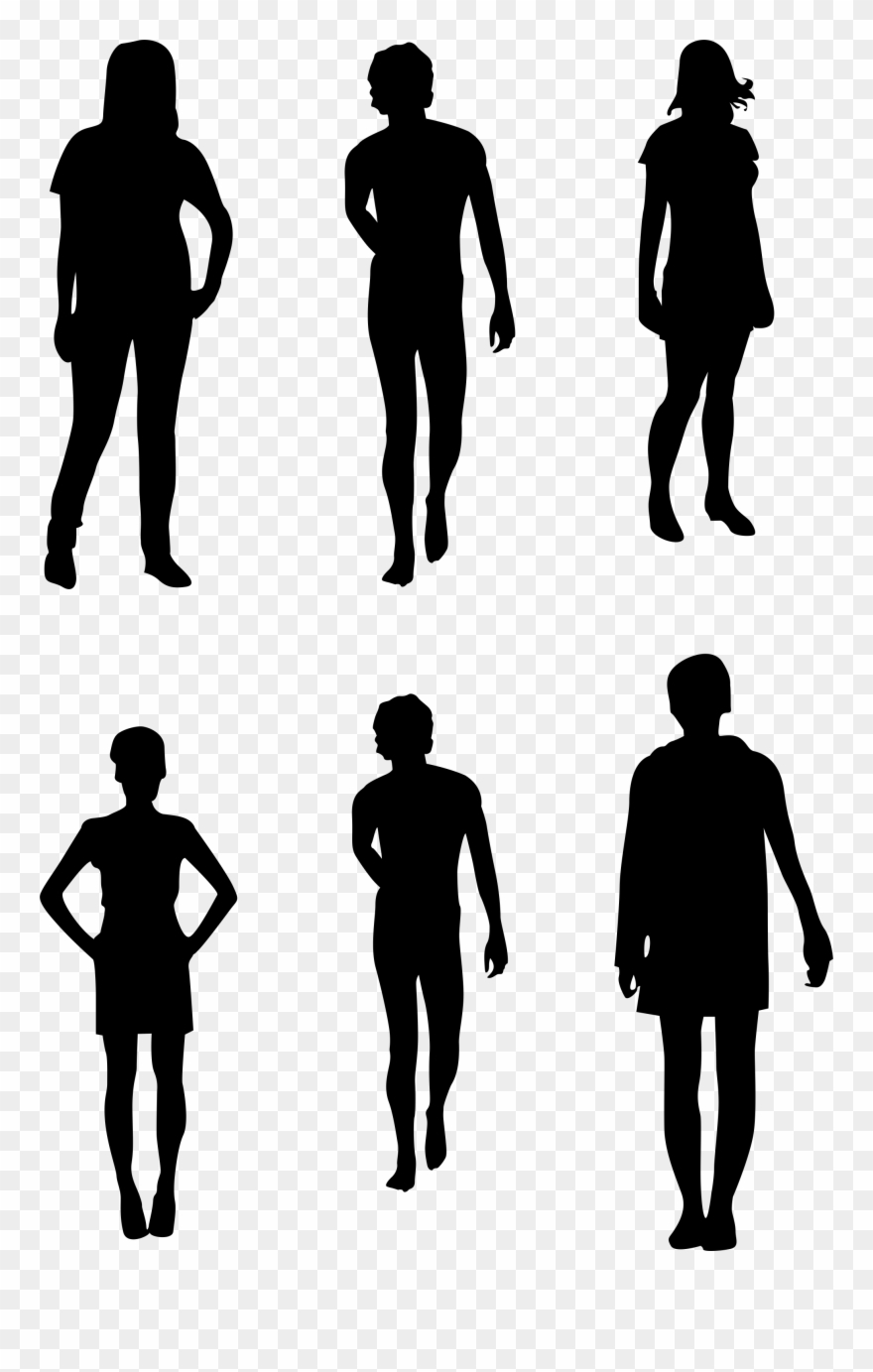 Photoshop People Silhouettes - Free Vector People Clipart