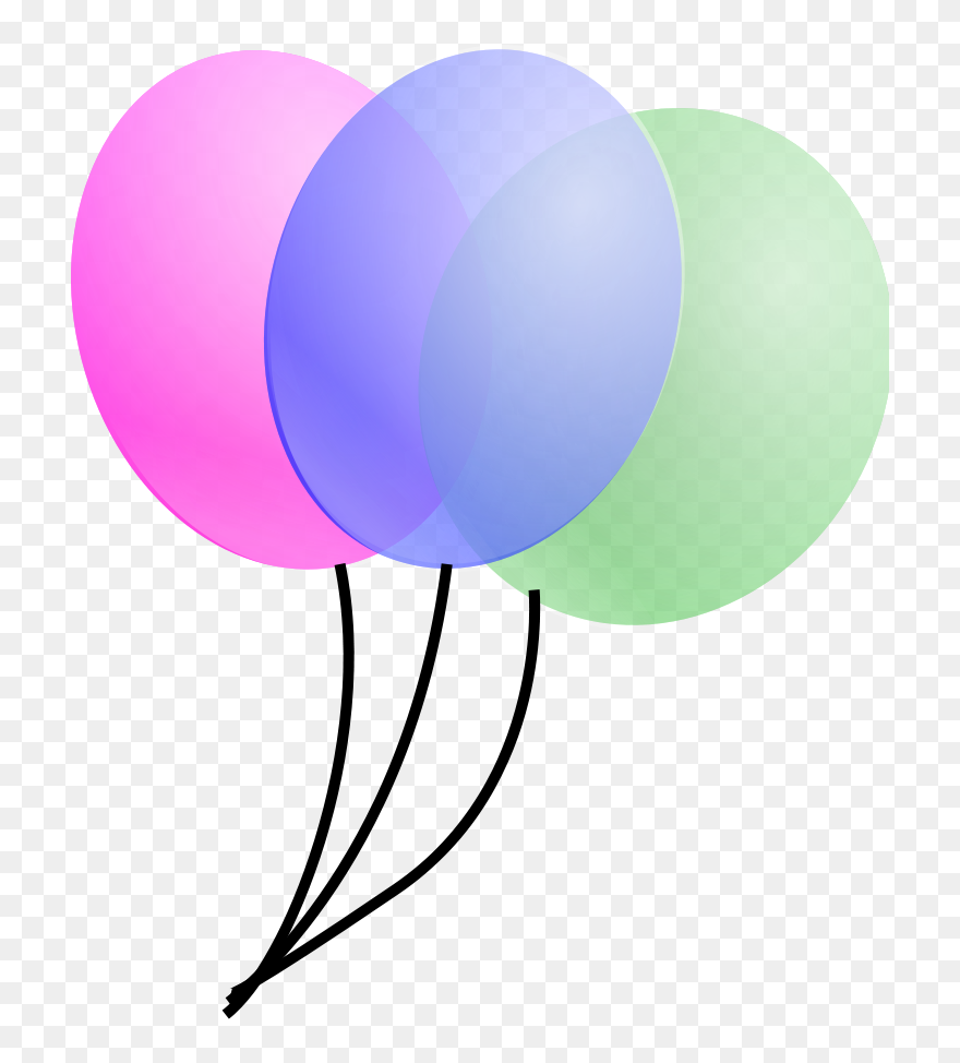 Party Balloons Clipart, Vector Clip Art Online, Royalty - Balloons Clip Art - Png Download