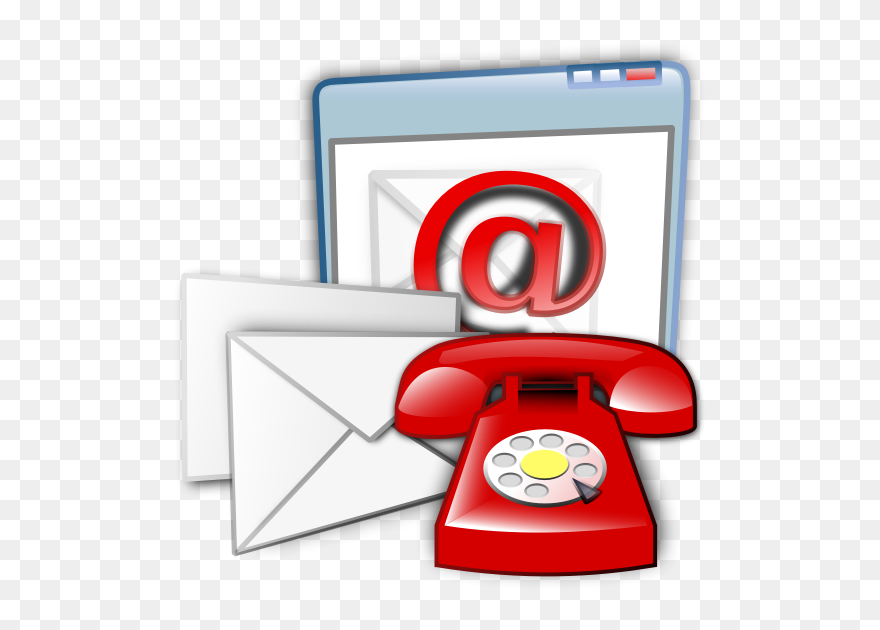Free Clip Art Contact - Png Download