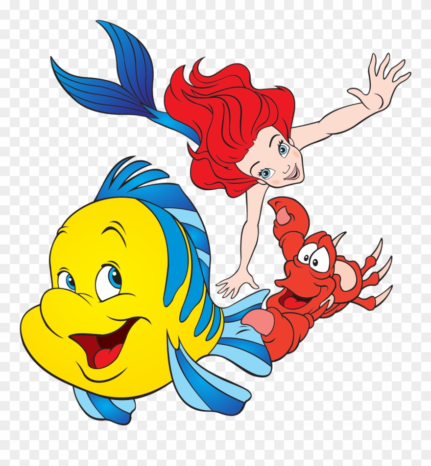 Little Mermaid Digital Scrapbooking Pack - Ariel Stickers Clipart