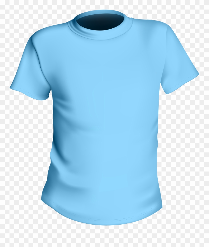 Shirt Clipart Blue Shirt - Png Download