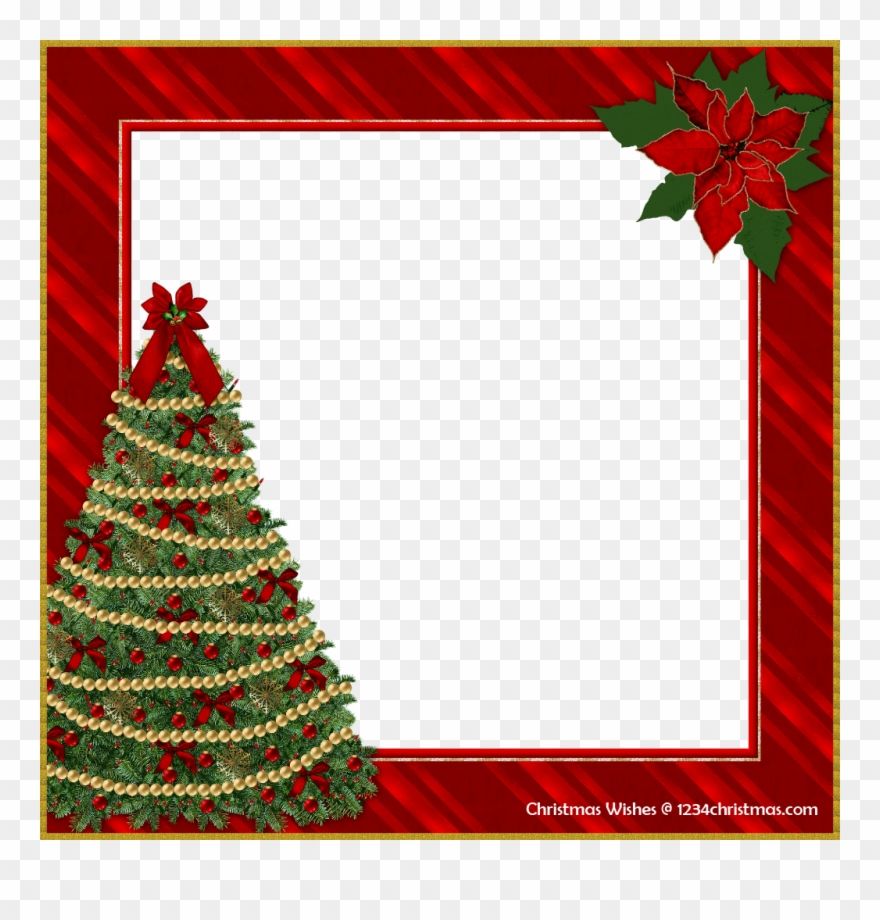 Merry Christmas Frame Png Clipart Christmas Templates - Merry Christmas Frame Png Transparent Png