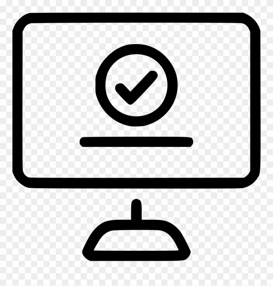 Screen Ok Success Comments - Kpi Icon Png Clipart