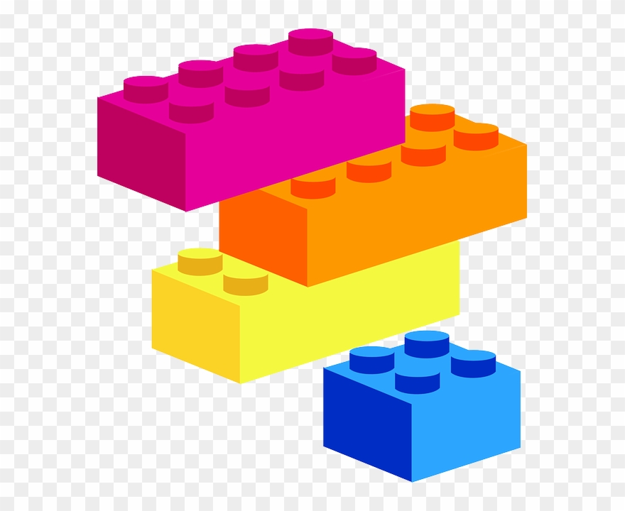 Lego Blocks Clip Art Ajilbabcom Portal - Building Blocks Clip Art - Png Download