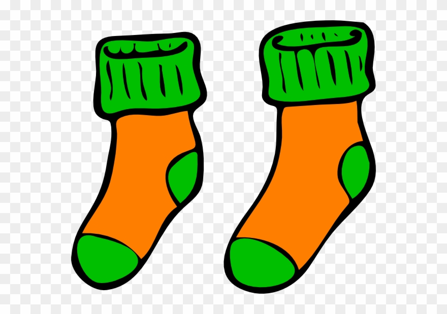 Pattern Clipart Sock - Transparent Background Socks Clipart - Png Download