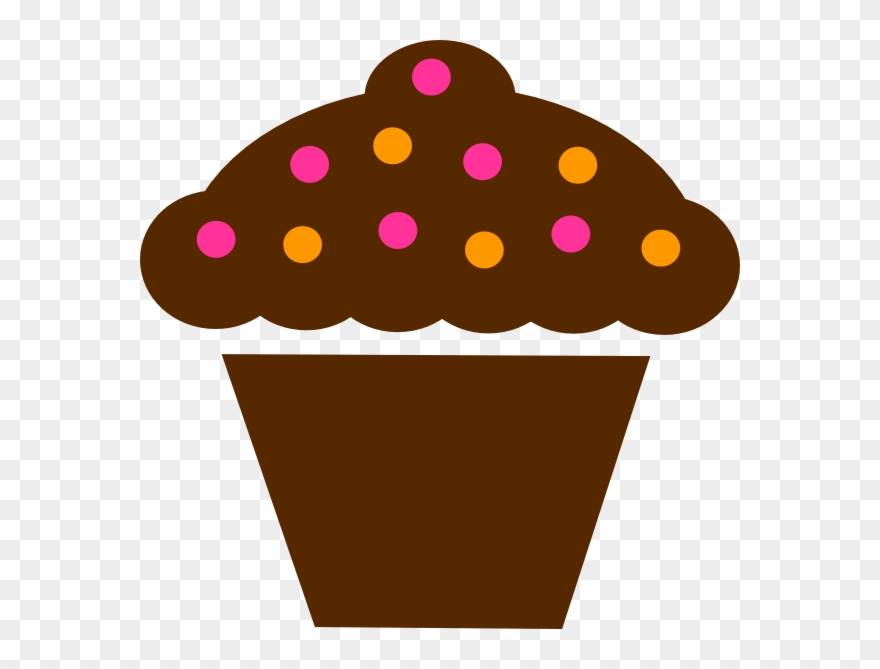 Cupcakes Clip Art - Cupcake De Chocolate Desenho Png Transparent Png