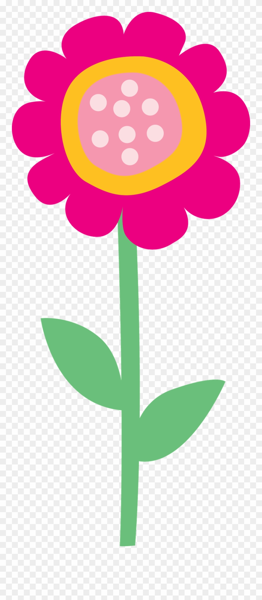 Garden Clipart, Flower Stencils, Flower Clipart, Printable - Flores De Peppa Pig - Png Download