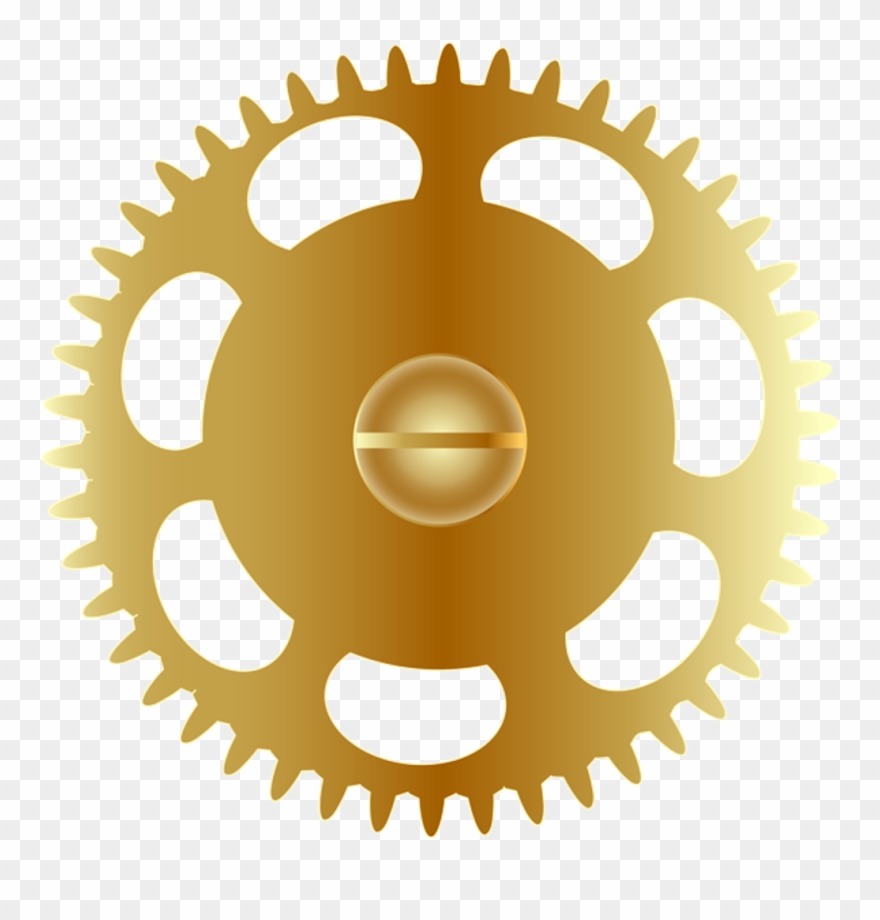 Gold Steampunk Gear Png Clip Art Image - National Certification Board For Therapeutic Massage Transparent Png