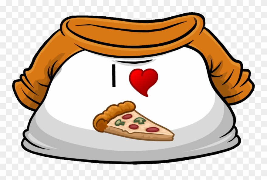 Zebra Pizza Clip Art Download - Club Penguin Pizza Shirt - Png Download