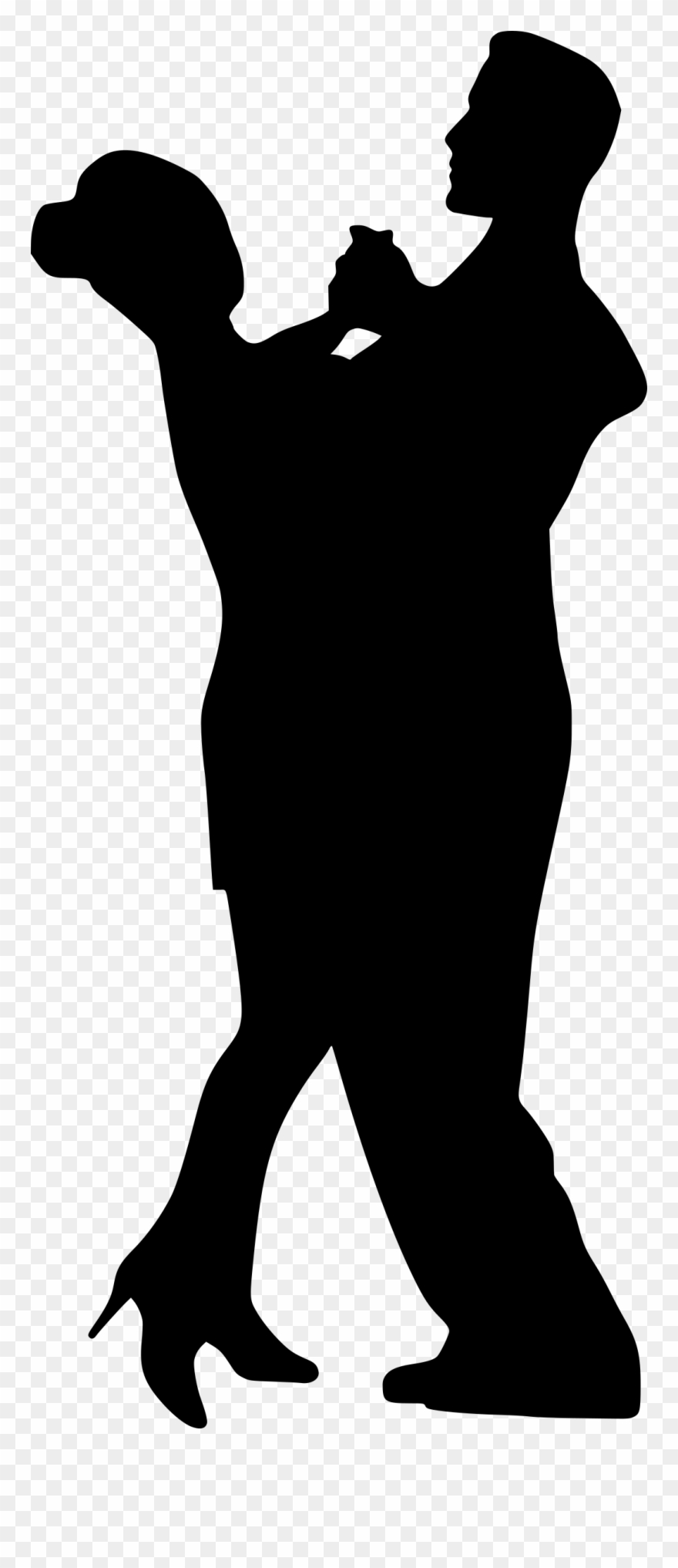 Clipart - Couple Dance Photo Black And White - Png Download