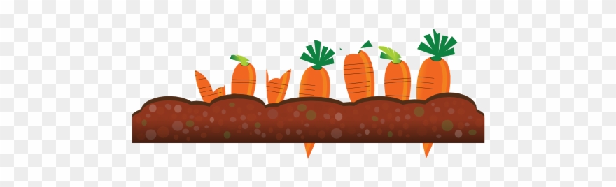 Clip Art Abstract Crops Carrot Scalable Vector - Crops Clip Art - Png Download