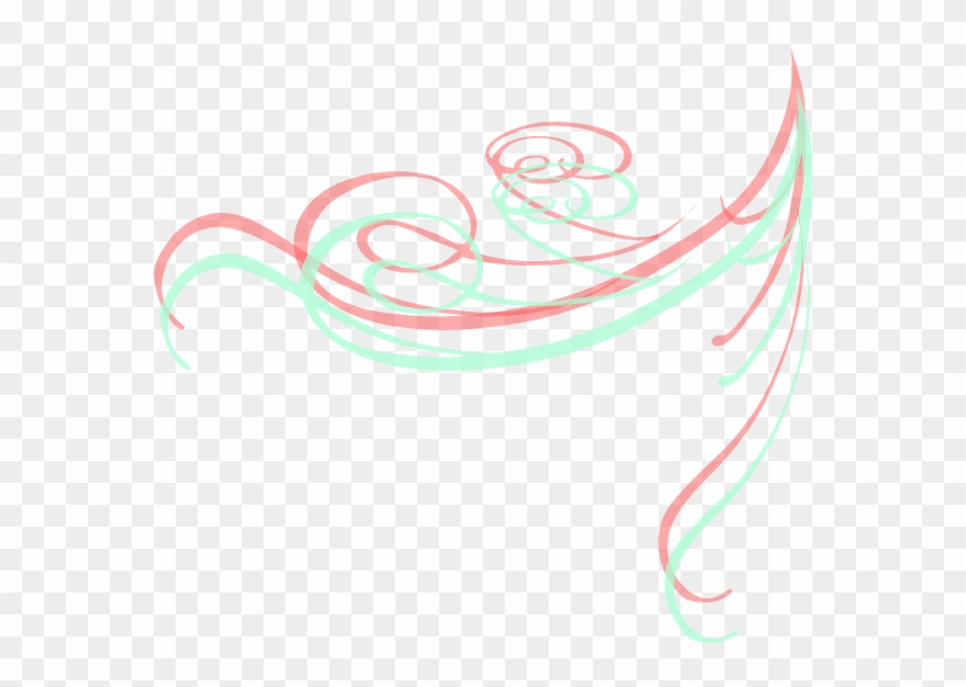 This Free Clip Arts Design Of Mint Green And Coral - Coral And Teal Border - Png Download