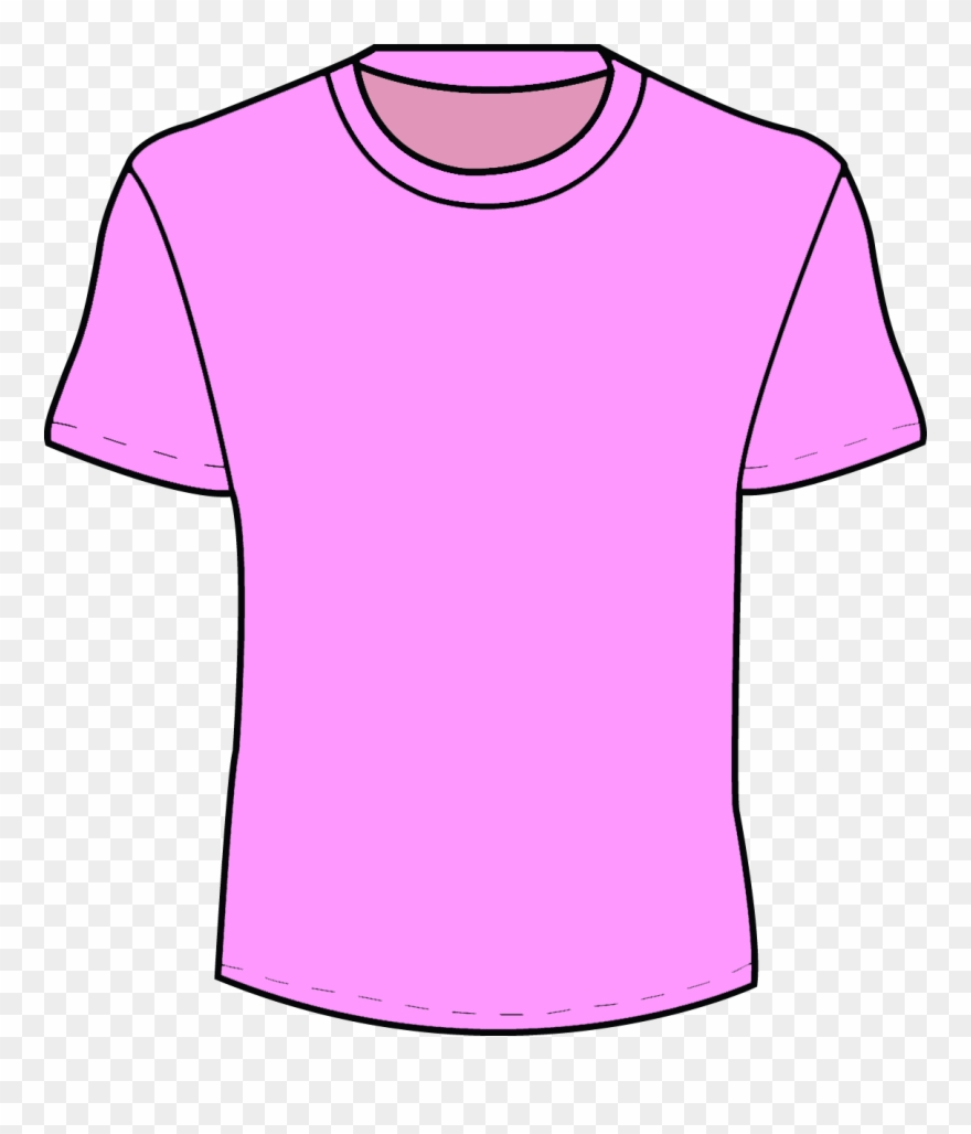 Shirt Clipart T Shirt - Pink T Shirt Clipart - Png Download