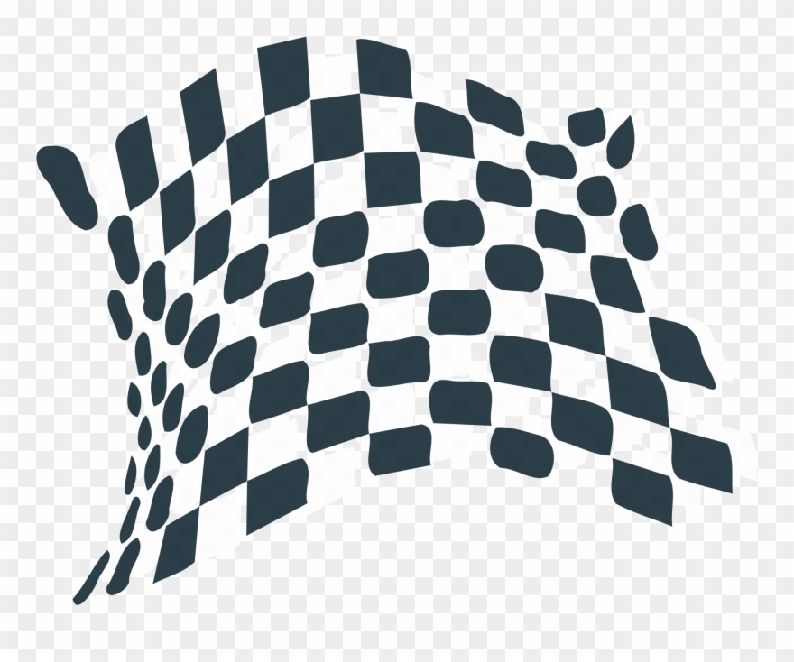 Chequered Flag Abstract Icon Free Vector - Start Flag Vector Clipart