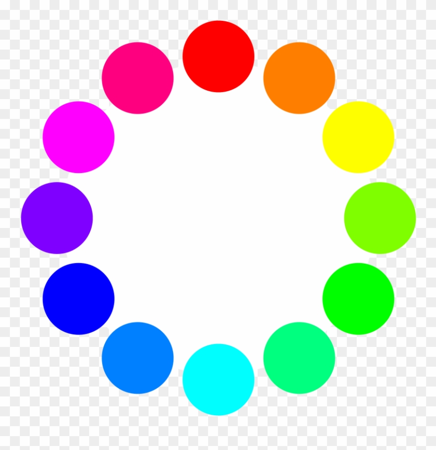 Color Circles Clip Art At Clker - Color Wheel Circles - Png Download