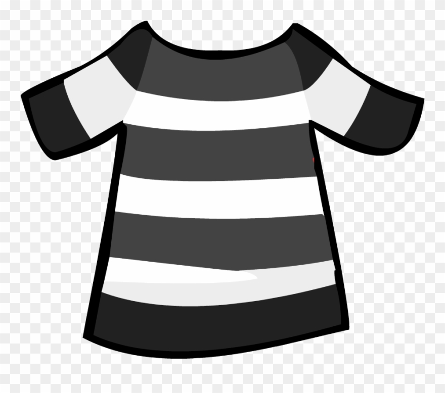 Sailor Clipart Striped Shirt - Club Penguin Free Items - Png Download
