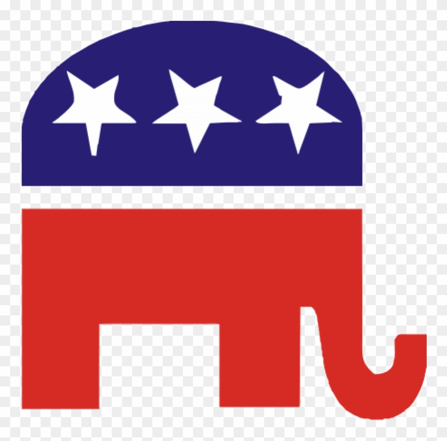 Republican Elephant Kids T-shirt - Republican Elephant Black And White Clipart