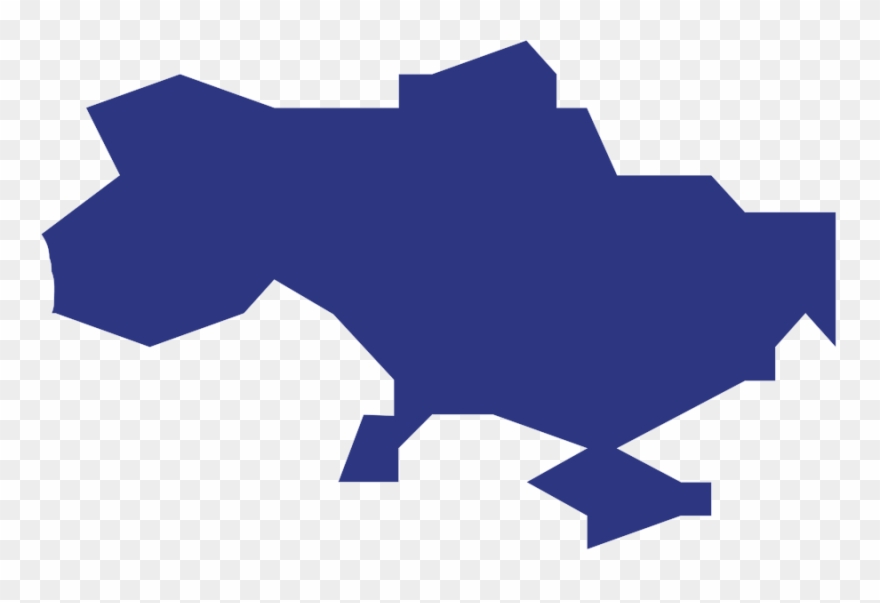 Ukrainian Map Clipart, Vector Clip Art Online, Royalty - Ukraine Map Vector Png Transparent Png