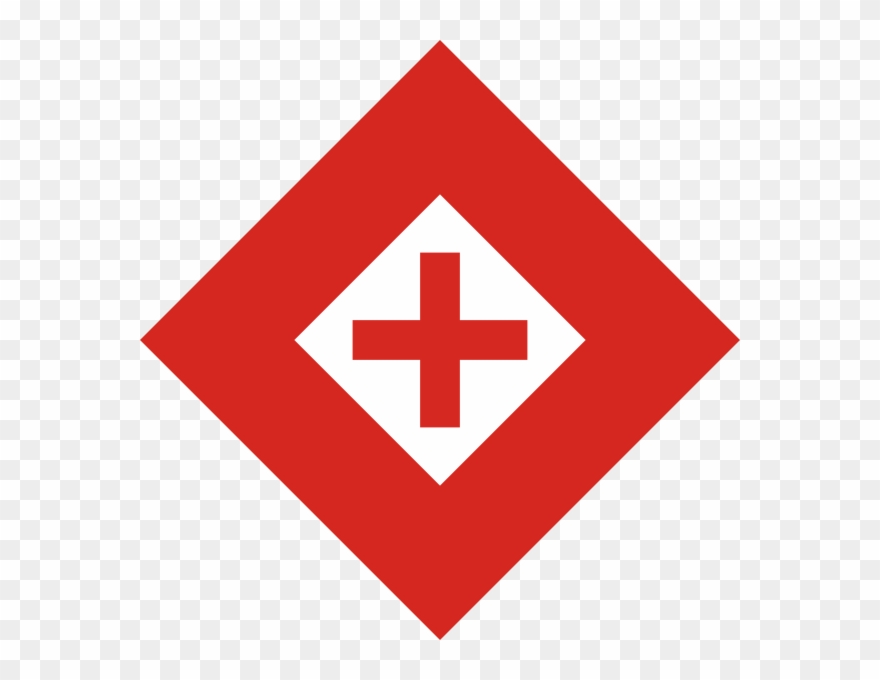 Free Vector Red Crystal With Cross Clip Art - Red Crystal Flag - Png Download