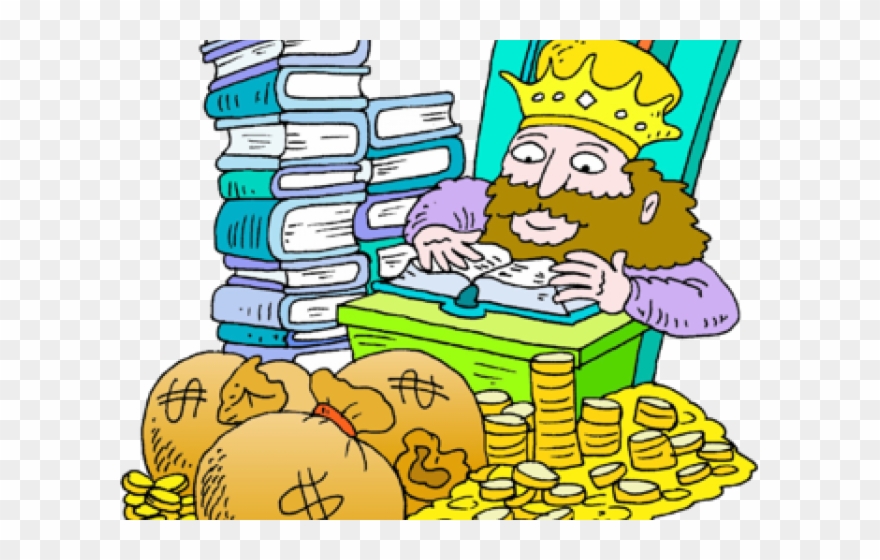 King Clipart Money - Cartoon - Png Download