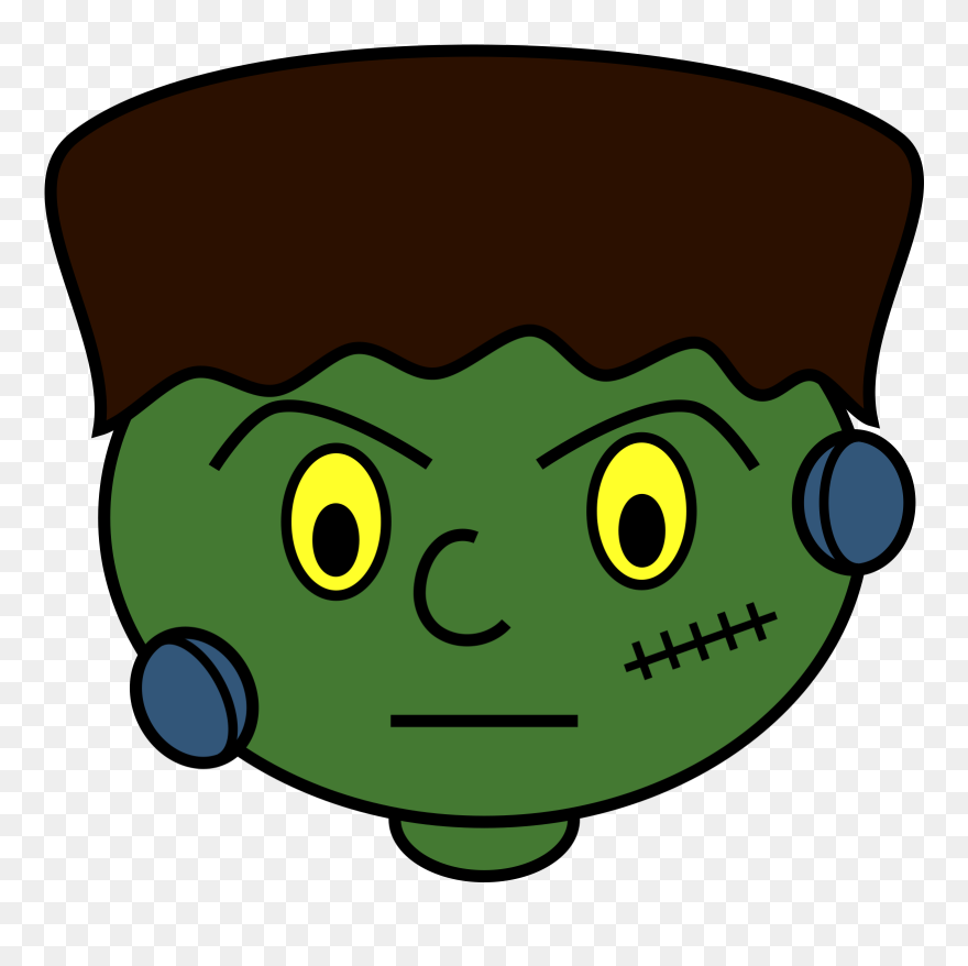 Halloween Monster Clipart - Frankenstein Clipart - Png Download