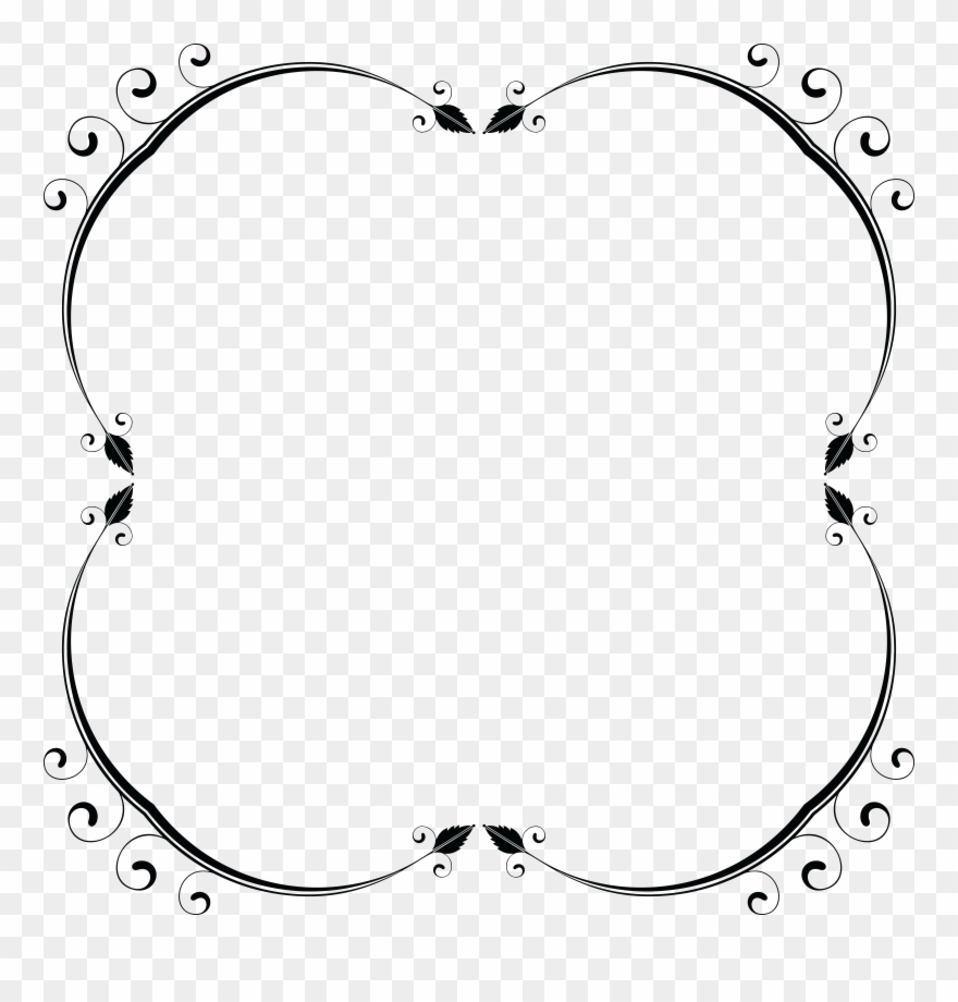 - Eps, - Svg, - Free Clipart Of A Frame Design Element - Circle - Png Download