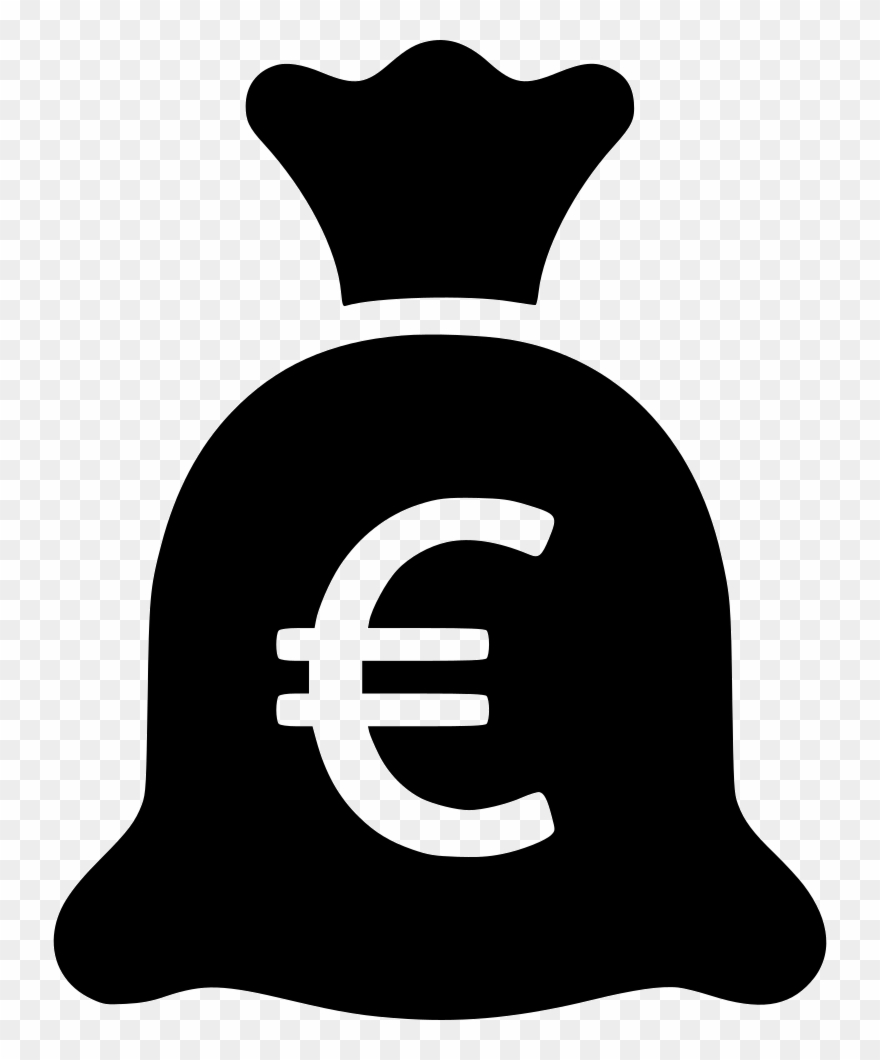 Euro Sack Svg Png Free Download Comments - Euro Icon Clipart