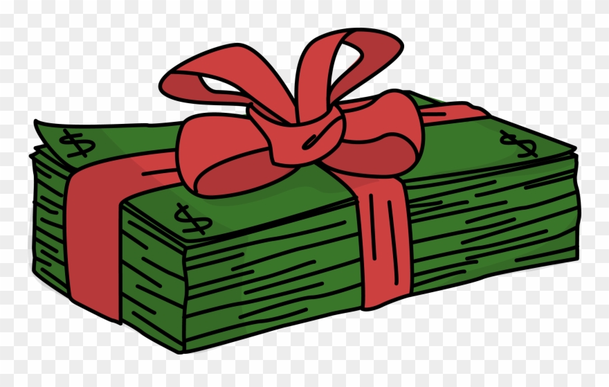 Clipart Money Free 18 Clip Art - Money Gift Clipart - Png Download