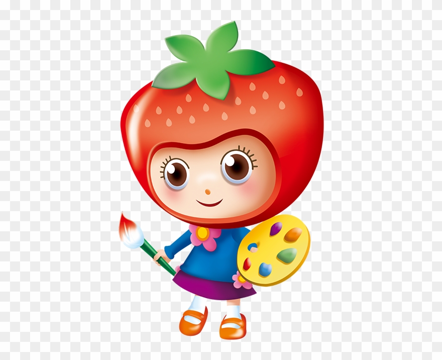 Strawberry Sister Right - Strawberry Clipart