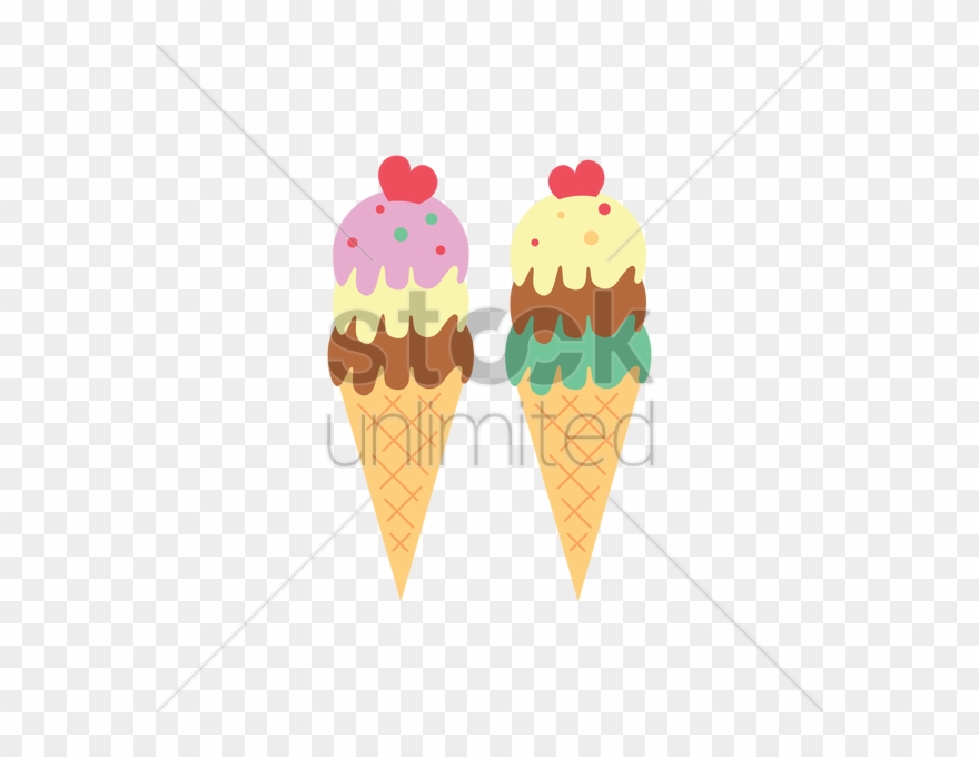 Shapes Clipart Ice Cream Cone - Ice Cream Cone - Png Download
