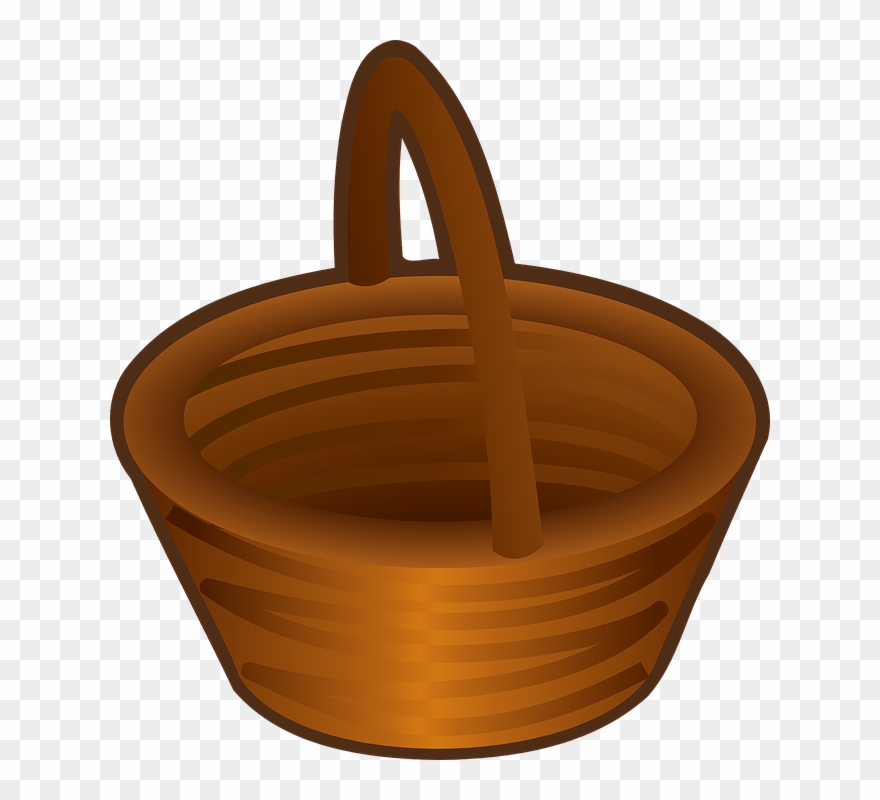 Free Vector Shopping Basket Clip Art - Basket Clip Art - Png Download