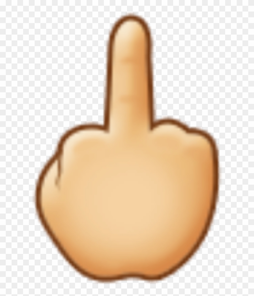 Middlefinger Middlefingeremoji Emoji Handemoji Sticker - Sticker Clipart