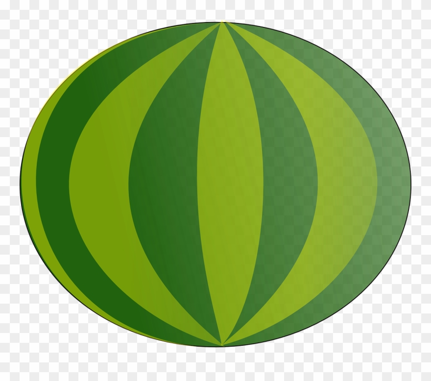 Shapes Clipart Watermelon - Gambar Kartun Buah Semangka - Png Download