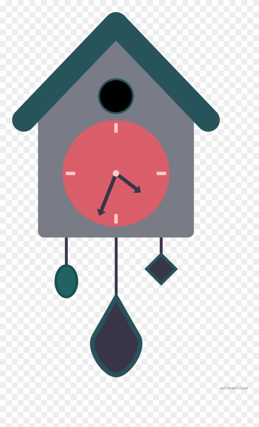 Cuckoo Clock Tools Free Clipart Images Bclipart - Hanging Clock Cartoon - Png Download