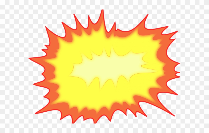 Fire Clipart Burst - Explosion Clip Art - Png Download