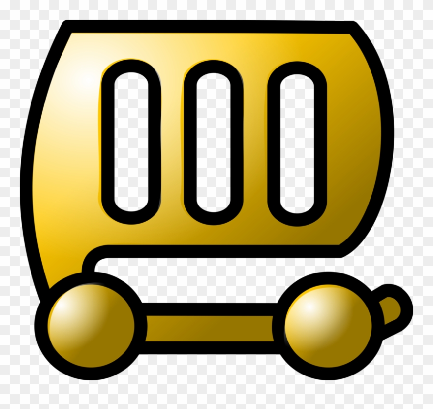 Computer Icons Download Shopping Cart Drawing - Golden Cart Clipart