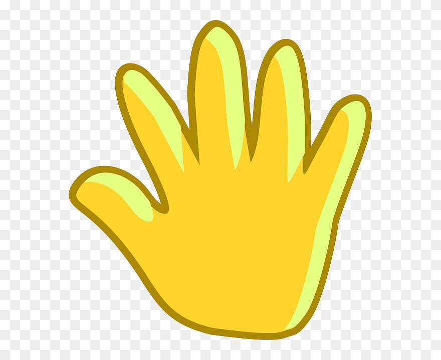 Free Vector Hand Move Clip Art - Clip Art Hand Palm - Png Download