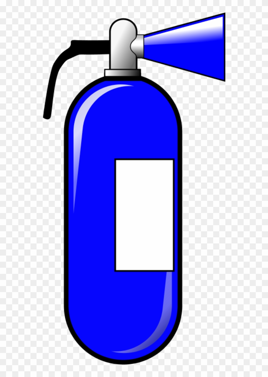 Vector Clip Art - Fire Extinguisher Blue Symbol - Png Download
