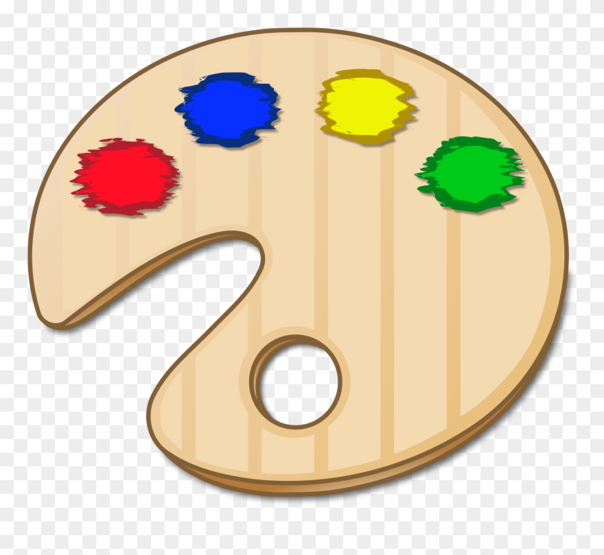 Misc Clipart Art Palette - Paint Clipart Transparent Background - Png Download