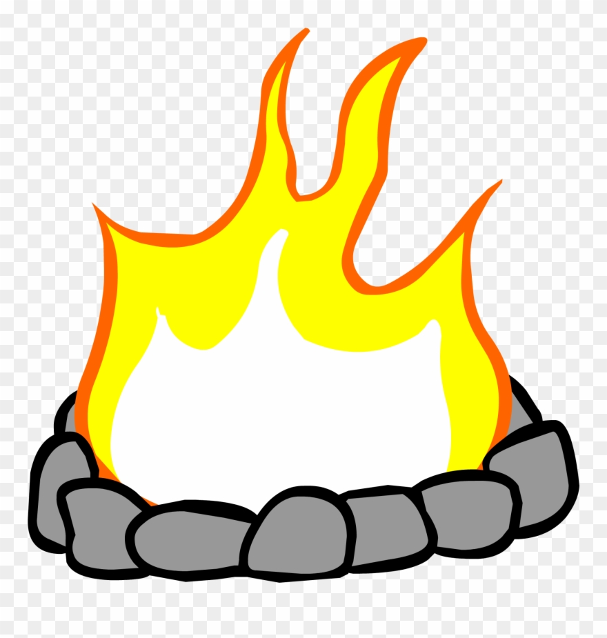 Campfire Clipart Fire Pit - Fire Pit Clip Art - Png Download