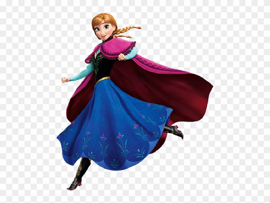 Disney Frozen Clipart - Anna Frozen Winter Dress - Png Download
