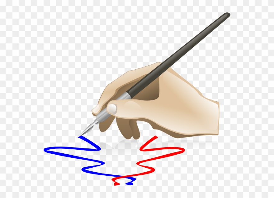 Clipart Info - Painting Hand Clip Art - Png Download